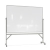 Ghent Reversible Aluminum Frame Cork Bulletin and Magnetic Porcelain Whiteboard - ARM1K43