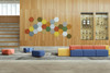 Ghent HEXF1821 Hex Fabric Wrapped Tackboard
**Sold Individually**