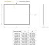 Ghent Aluminum Frame Recycled Rubber Bulletin Board