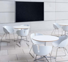 Ghent Aluminum Frame Recycled Rubber Bulletin Board