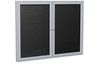 Ghent Enclosed Aluminum Frame Flannel Letterboard