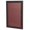 Ghent Enclosed Aluminum Frame Flannel Letterboard