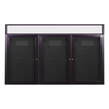 Ghent Enclosed Aluminum Headliner Frame Flannel Letterboard