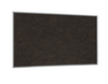 Ghent Aluminum Frame Traditional Cork Bulletin Board - Chocolate