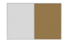 Ghent Whiteboard Corkboard Combination Board