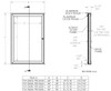 Ghent Enclosed Aluminum Frame Magnetic Porcelain Whiteboard PA12418M-M1