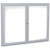 Ghent Enclosed Aluminum Frame Magnetic Porcelain Whiteboard