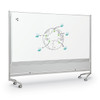 D.O.C. Dual Sided Porcelain Steel Whiteboard Partition - MooreCo 661A