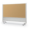 D.O.C. Dual Sided Dura-Rite Whiteboard and Natural Cork Partition - MooreCo 661A