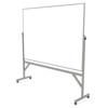 Ghent Reversible Aluminum Frame Music Staff Magnetic Porcelain Whiteboard - GARM1M146