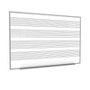 Ghent Music-Lined Magnetic Porcelain Whiteboard - GM1-46-MS