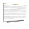 Ghent Music-Lined Magnetic Porcelain Whiteboard - GA2M46-MS
**Optional Box Tray Sold Separately**