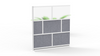 Modular Room Divider Wall System Add On Wall - Luxor MWXFCG