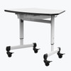 Height Adjustable Trapezoid Student Desk with Drawer - Luxor MBS-DESK