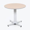 Pneumatic Adjustable Round Pedestal Table - Luxor LX-PNADJ-ROUND