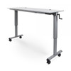  Adjustable Flip Top Table with Crank Handle - Luxor STAND-NESTC 