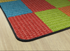 Cozy Basketweave Blocks Multi Carpet - Flagship FA1009