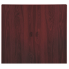 Ghent C1-44M Double Door Conference Cabinet - Mahogany