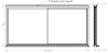 Ghent Horizontal Sliding Magnetic Porcelain Whiteboard