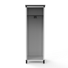 Modular Teacher Storage Cabinet Narrow-Tall Module with Casters and Tabletop - Luxor MBSCB05