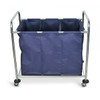 Industrial Laundry Cart Divided Canvas Bag - Luxor HL15