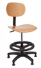 Perspective Stools with Pneumatic Base and Backrest- Diversified SE-WB4