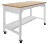 Fab-Lab Workbench with ShopTop Top with Shelf