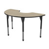Half Moon Premier Adjustable Height Table with Light Duty Melamine Top - Marco