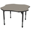  Premier Adjustable Height Clover Table with Light Duty Melamine Top - Marco