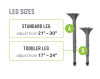 Apex Series Table Leg Options