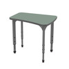 Apex Flare Adjustable Height Student Desk with Dry Erase Melamine Top - Marco 38-2274 