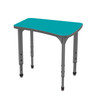 Apex Flare Adjustable Height Student Desk with Dry Erase Melamine Top - Marco 38-2274 