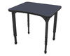 Apex Curve Adjustable Height Student Desk with Dry Erase Melamine Top - Marco 38-2291