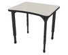 Apex Curve Adjustable Height Student Desk with Dry Erase Melamine Top - Marco 38-2291