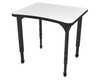Apex Curve Adjustable Height Student Desk with Dry Erase Melamine Top - Marco 38-2291