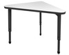 Apex Triangle Adjustable Height Student Desk with Dry Erase Melamine Top - Marco 38-2272