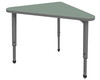 Apex Triangle Adjustable Height Student Desk with Dry Erase Melamine Top - Marco 38-2272