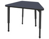 Apex Trapezoid Adjustable Height Student Desk with Dry Erase Melamine Top - Marco