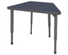 Apex Trapezoid Adjustable Height Student Desk with Dry Erase Melamine Top - Marco