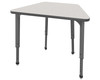 Apex Trapezoid Adjustable Height Student Desk with Dry Erase Melamine Top - Marco