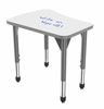 Premier Adjustable Height Flare Dry Erase Student Desk with Light Duty Melamine Top - Marco 