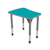 Premier Flare Adjustable Height Student Desk with Dry Erase Melamine Top - Marco 43-2274