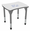 Premier Adjustable Height Dog Bone Dry Erase Student Desk with Light Duty Melamine Top - Marco 