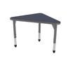 Premier Triangle Adjustable Height Student Desk with Dry Erase Melamine Top - Marco 43-2272-B