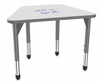 Premier Adjustable Height Trapezoid Dry Erase Student Desk with Light Duty Melamine Top - Marco