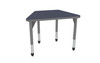 Premier Trapezoid Adjustable Height Student Desk with Dry Erase Melamine Top - Marco