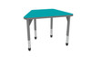 Premier Trapezoid Adjustable Height Student Desk with Dry Erase Melamine Top - Marco