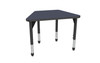 Premier Trapezoid Adjustable Height Student Desk with Dry Erase Melamine Top - Marco