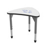 Premier Chevron Adjustable Height Student Desk with Dry Erase Melamine Top - Marco