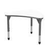 Premier Chevron Adjustable Height Student Desk with Dry Erase Melamine Top - Marco